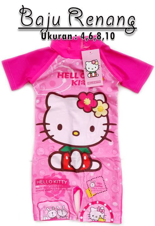  Super Sale Baju  renang hello  kitty  chocopinkholic shop